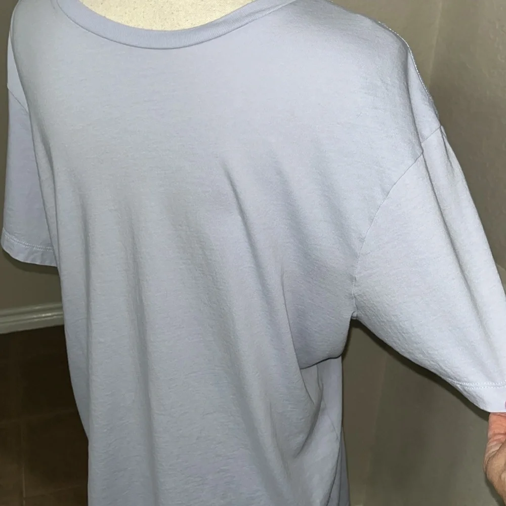 J.Crew light blue washed short sleeve crewneck T-shirt, Size L